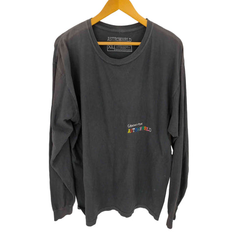 アストロワールド ASTROWORLD WISH YOU WE RE HERE オーバーサイズロングスリーブTシャツ メンズ import:XL